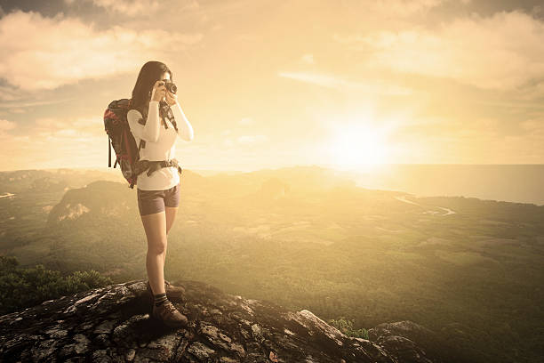 istock Hiker captures photo on mountain 477867502
