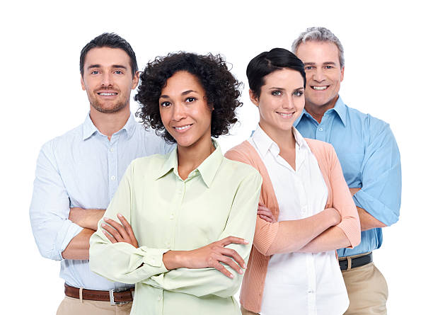 istock They're casually confident about their success! 477867741