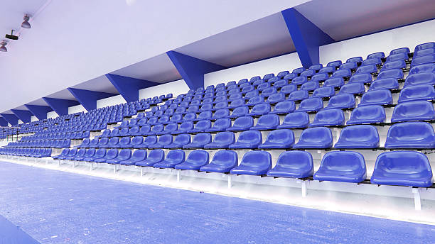 istock Blue seat at Thep Hasadin Stadium in Thailand 477868245