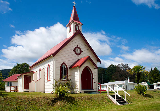 istock Church in Murchison, New Zealand 477868395