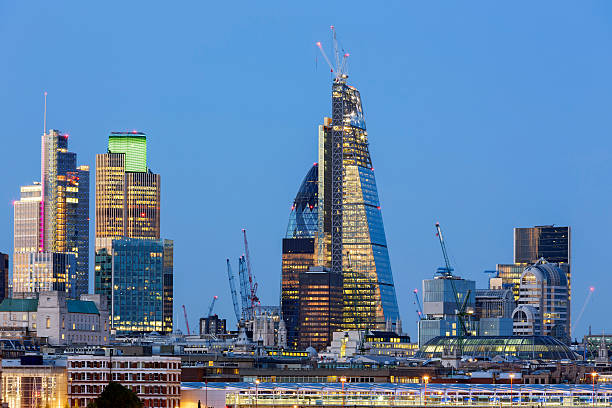 city of london - crane skyline uk tower of london 뉴스 사진 이미지