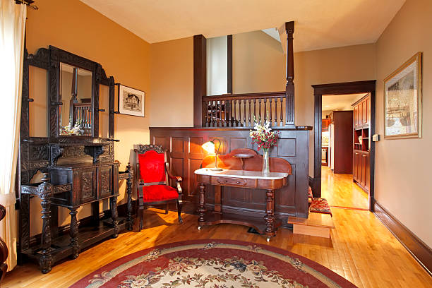 istock Antique furnished hallway 477870115
