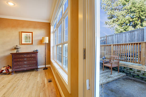 istock View of walkout deck from living room 477870715