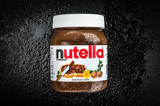 patê de avelã, nutella - nutella - fotografias e filmes do acervo