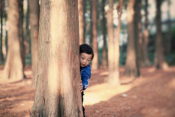 istock Cute Asian child in the park 477872805
