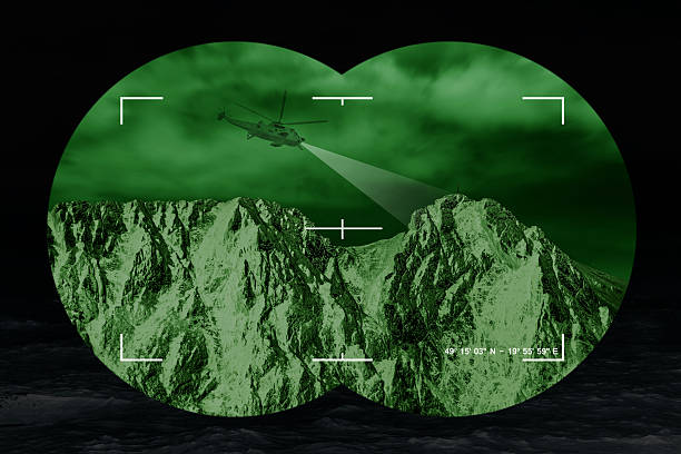 infrarot bei nacht - mountain range carpathian mountain range mountain ridge stock-fotos und bilder