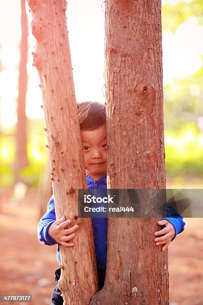 Carino Asiatica A Figlio A Al Parco - Fotografie stock e altre immagini di 2-3 anni - 2-3 anni, Albero, Allegro