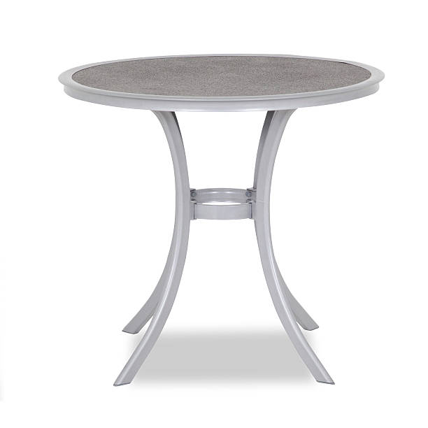 istock Patio Aluminium Dining Table With Stone Top 477873923
