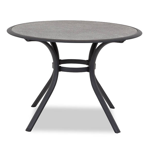 istock Patio Aluminium Dining Table With Stone Top 477873939
