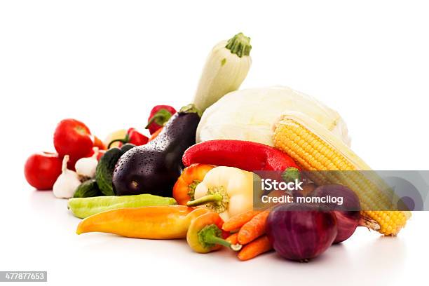 Arranjo De Legumes - Fotografias de stock e mais imagens de Alho - Alho, Alimentação Saudável, Amarelo