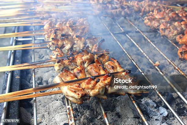 Foto de Fileira De Grelhados As Aves De Capoeira e mais fotos de stock de Almoço - Almoço, Bangkok, Calor