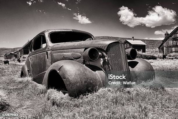 Old Car Wreck Stock Photo - Download Image Now - Car Bodywork, Abandoned, Bodie Ghost Town