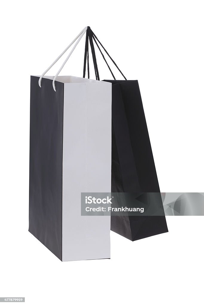 Bolsas de compras sobre fondo blanco - Foto de stock de Bolsa - Objeto fabricado libre de derechos