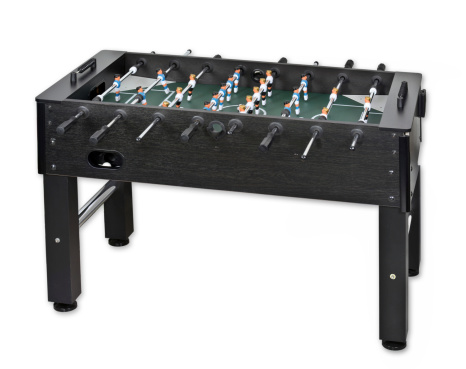 Start to play table soccer.