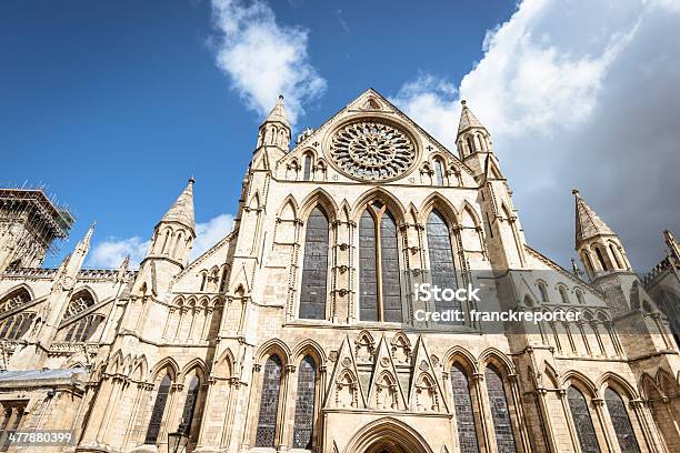 York Igreja Arquitetura - Fotografias de stock e mais imagens de Arquitetura - Arquitetura, Catedral York Minster, Cidade