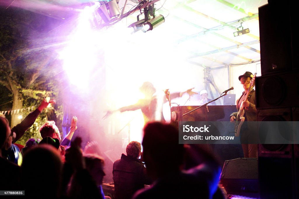 Musik-Festivals in der Nacht - Lizenzfrei Musikfestival Stock-Foto