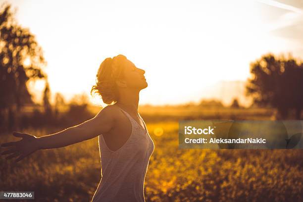 Deep Breath Stock Photo - Download Image Now - Gold Colored, Sun, Sunlight