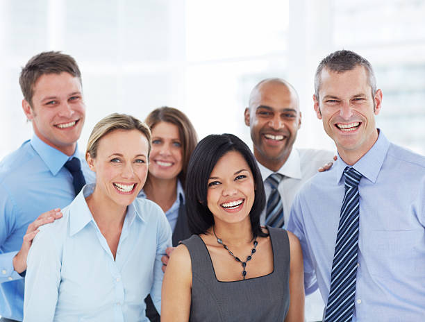 istock Enjoying their corporate spirit! 477884461