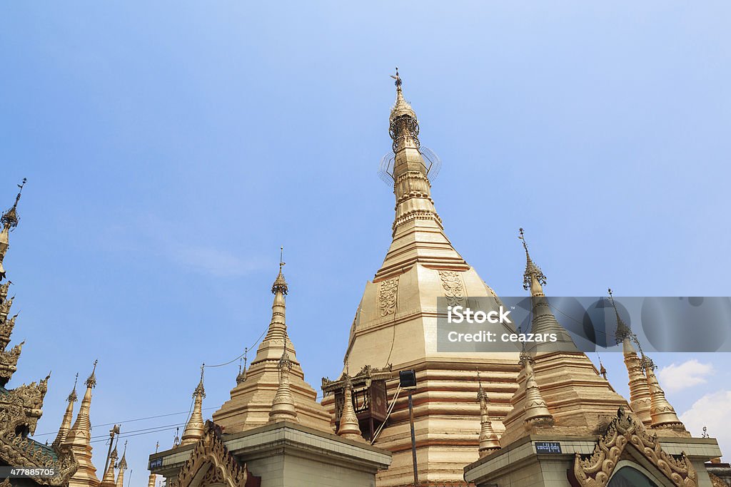 Sule pagoda w Yangon, Birma (Mjanma) - Zbiór zdjęć royalty-free (Azja)