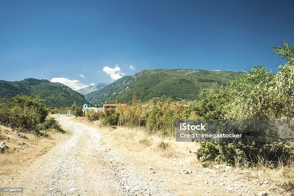Vue sur la montagne-National Park Olympus - Photo de Arbre libre de droits