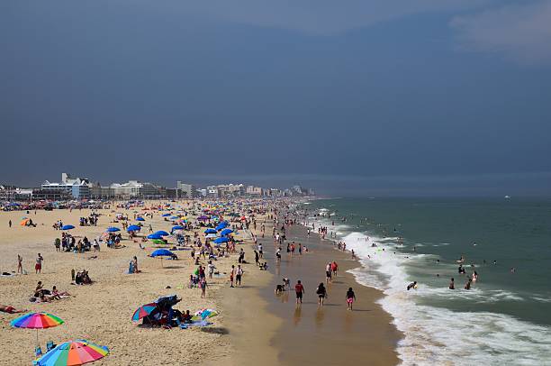 istock Ocean City Storm On Beach 477888736