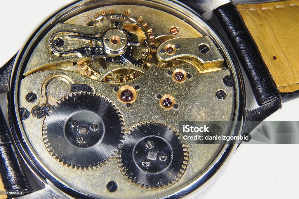 Relógio Antigo dentro - Royalty-free Antigo Foto de stock