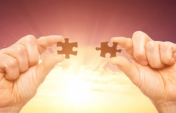 istock Connecting the piece of puzzle 477889205