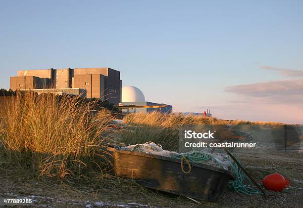 해질녘까지 Over Sizewell 원자력 발전소에 대한 스톡 사진 및 기타 이미지 - 원자력 발전소, 발전소, 0명