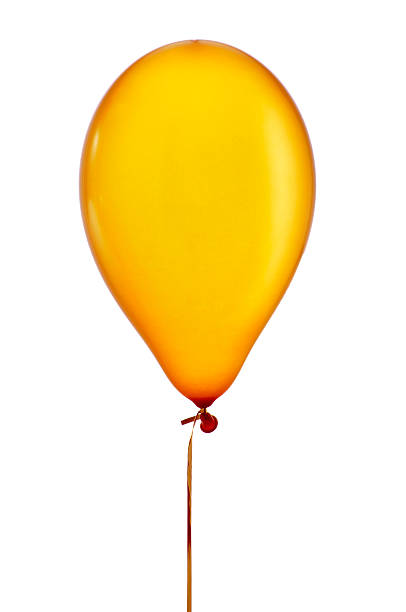istock inflated golden balloon in a string 477890788