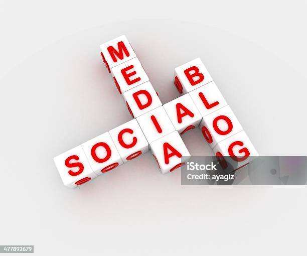 Socialmediablog Stockfoto und mehr Bilder von Abstrakt - Abstrakt, Connect the Dots - englische Redewendung, Customer-Engagement-Marketing