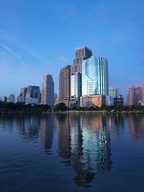 istock bangkok high rise building reflection in the river 477892763