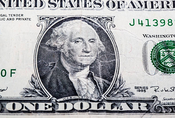 istock Portrait of George Washington on a dollar bill 477894698