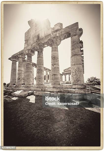Paestum 寺院の Athena ます - アーキトレーブのストックフォトや画像を多数ご用意 - アーキトレーブ, イタリア, イタリア文化