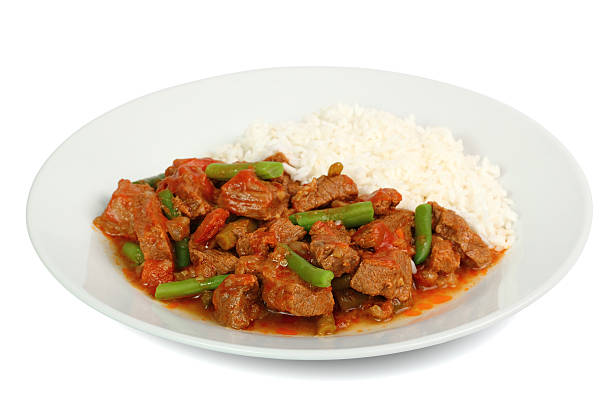 istock Beef Stew with Green Beans and Rice 477895975
