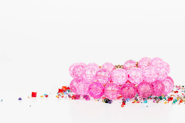 Jewelry for child girl, bracelet and ring, colorful accessory