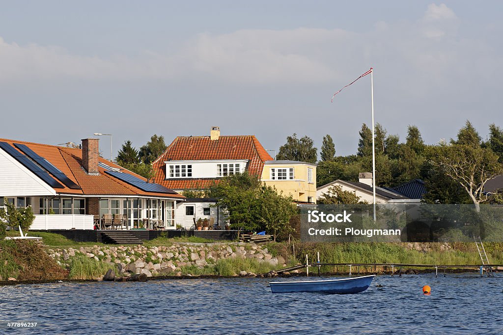 The beautiful Danish summer by Faaborg coast Denmark Stock Photo