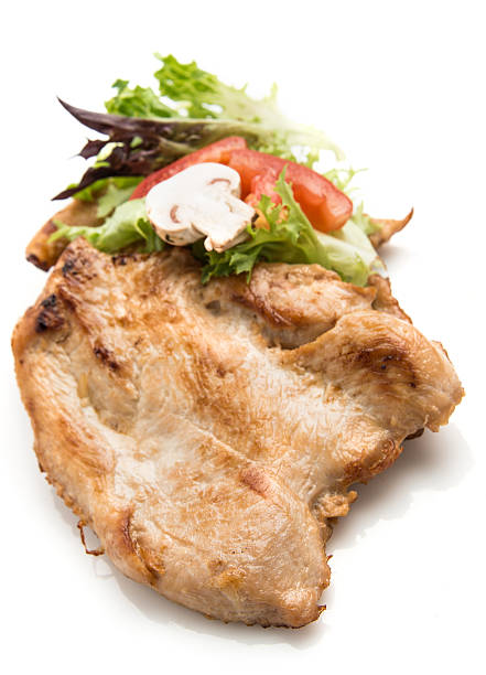 istock Grilled Chicken Breast With Salad 477896473