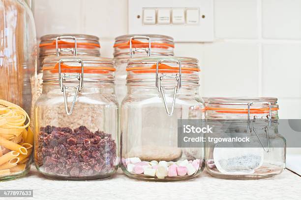 Food Jars Stock Photo - Download Image Now - Canister, Food, Full