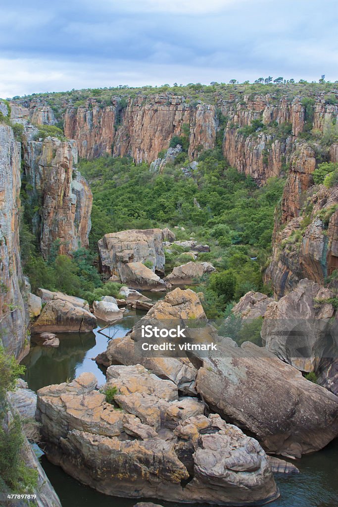 Blyde River Canyon,South Africa, Mpumalanga Blyde River Canyon,South Africa, Mpumalanga, Summer  Landscape,  red rocks and water Africa Stock Photo