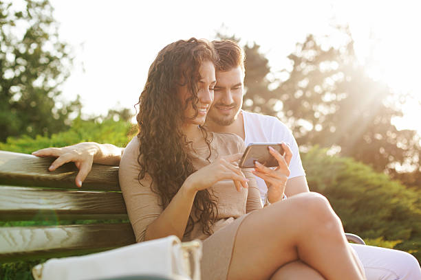 istock Love couple having fun outdoor. 477901104