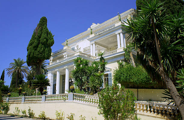 istock Front of the palace Achilleon 477902323