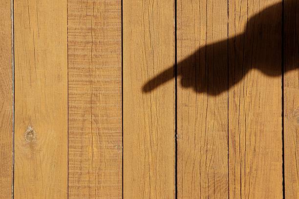 istock Shadow of a hand with a index finger 477909109