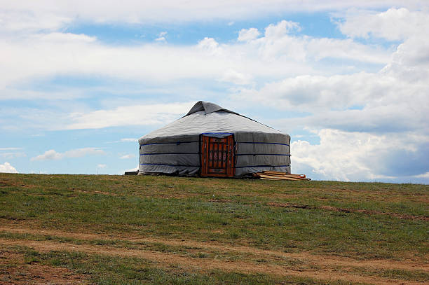 istock Traditional yurt in the Mongolian steppe 477910365