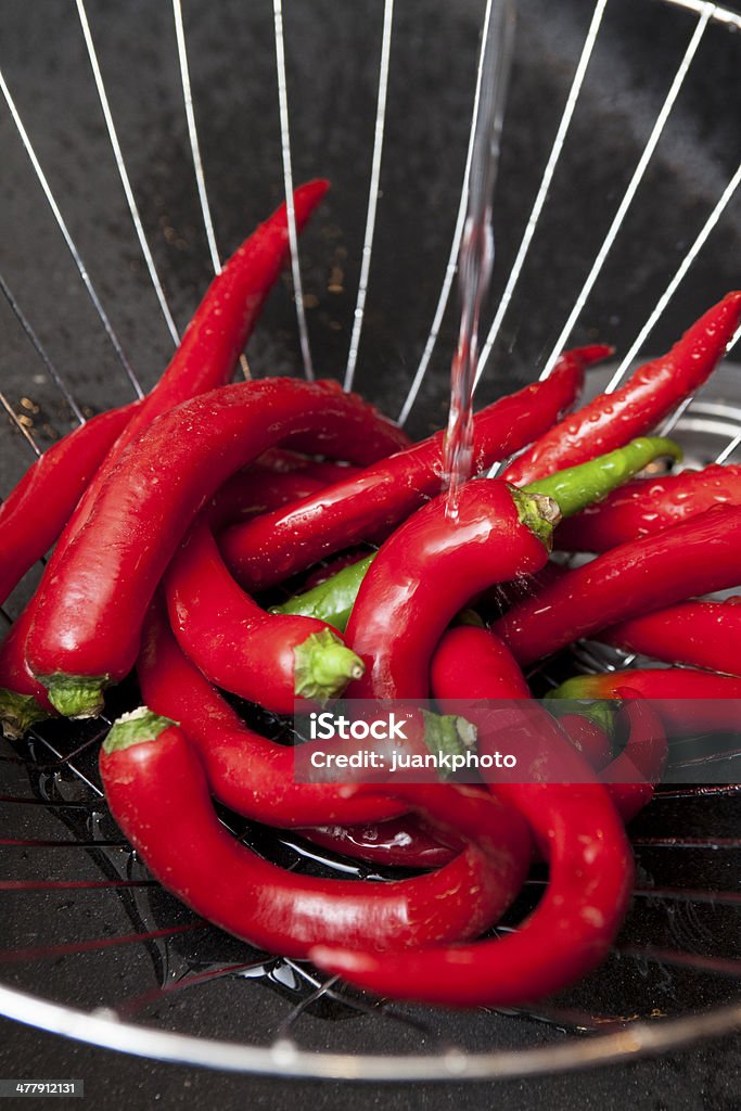Getrocknetem chilli, Essen Zutaten - Lizenzfrei Cayennepfeffer Stock-Foto