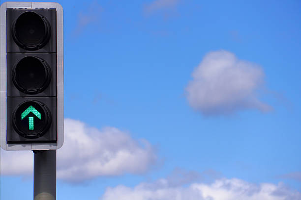 old mechanical railway signal of the \