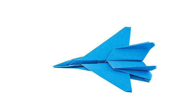 istock Origami F-15 Eagle Jet Fighter airplane 477912821