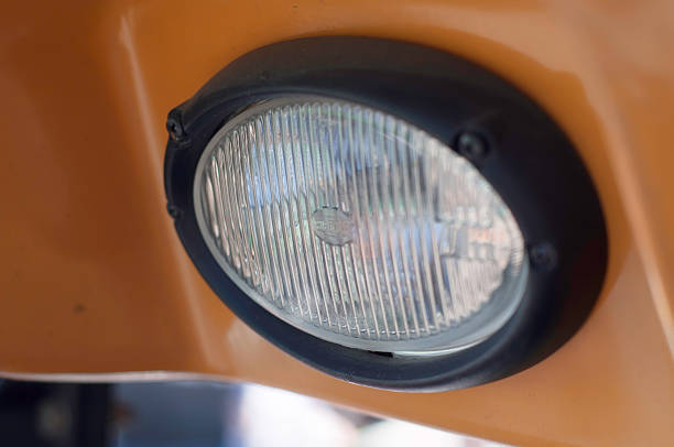 istock The headlight  tractor. Small depth of field 477912838