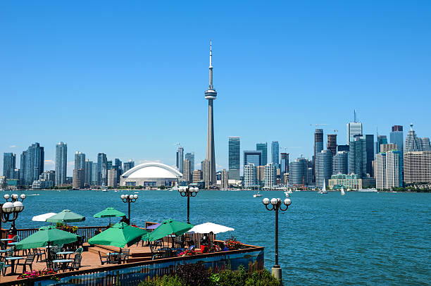 toronto island stock photo