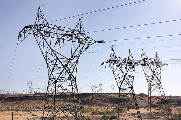 istock Hydroelectric Power Plant Relay Towers 477914397