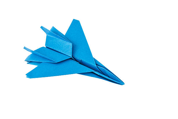 istock Origami F-15 Eagle Jet Fighter airplane 477917219